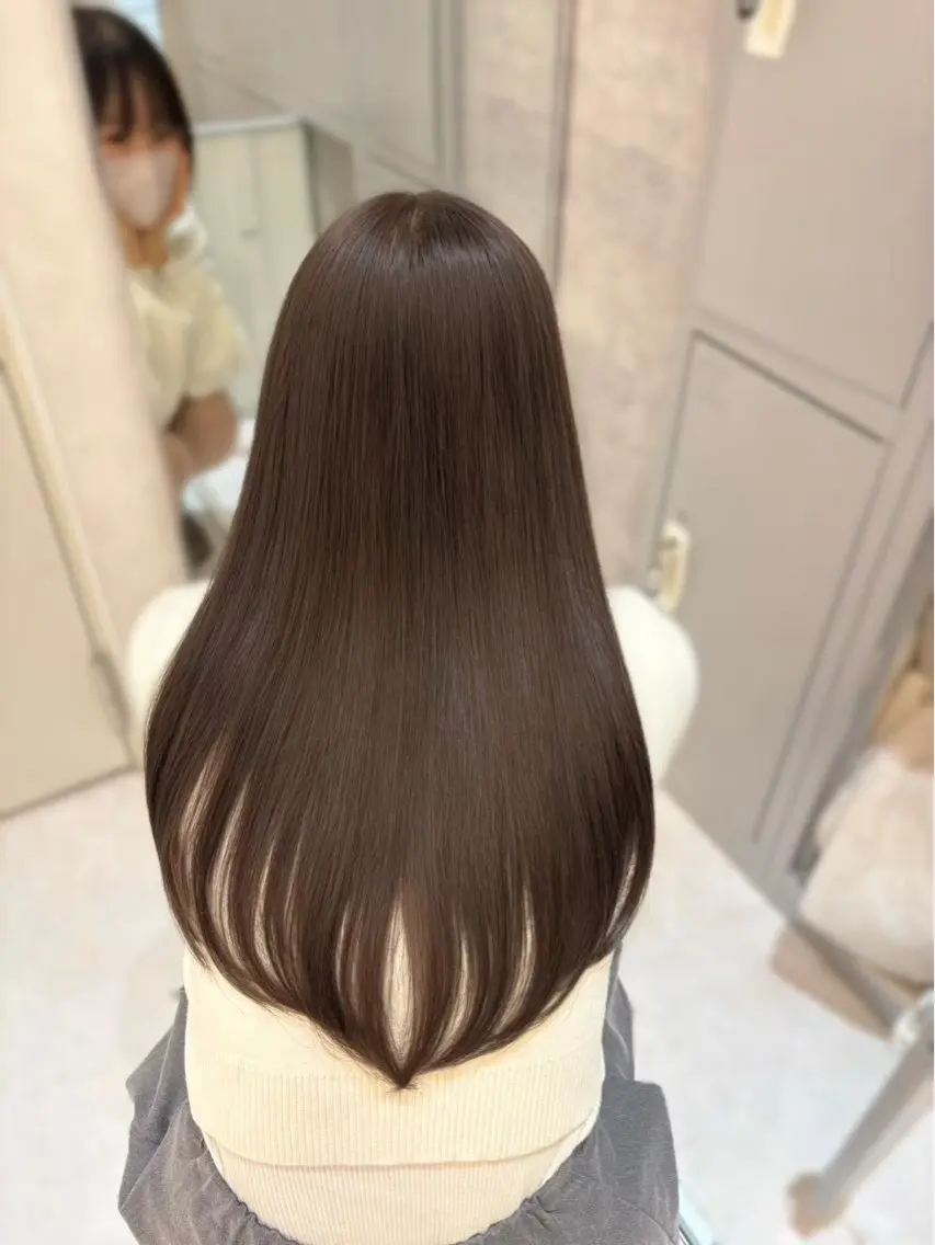 【💓モデル様募集💓】透明感カラー🪽+内部補修Treatment 4step🫧の写真