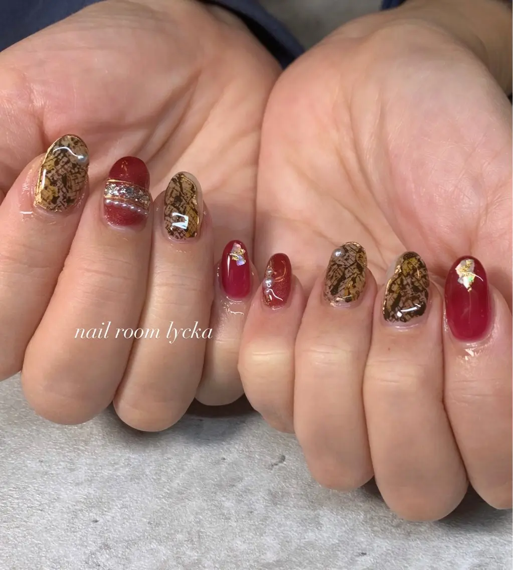 ネイル ネイルルームリッカ 𝐦𝐚𝐲𝐮のネイルデザイン