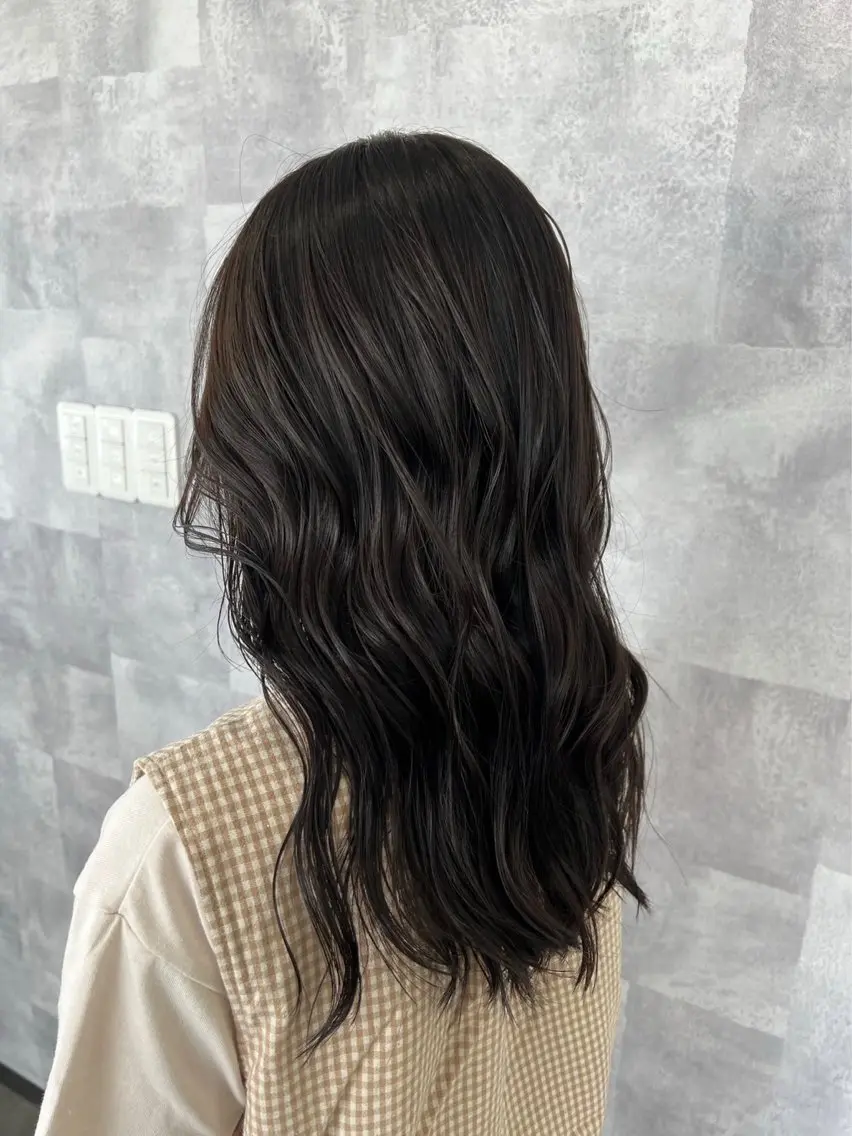 ロング 横田 拓実のヘアスタイル