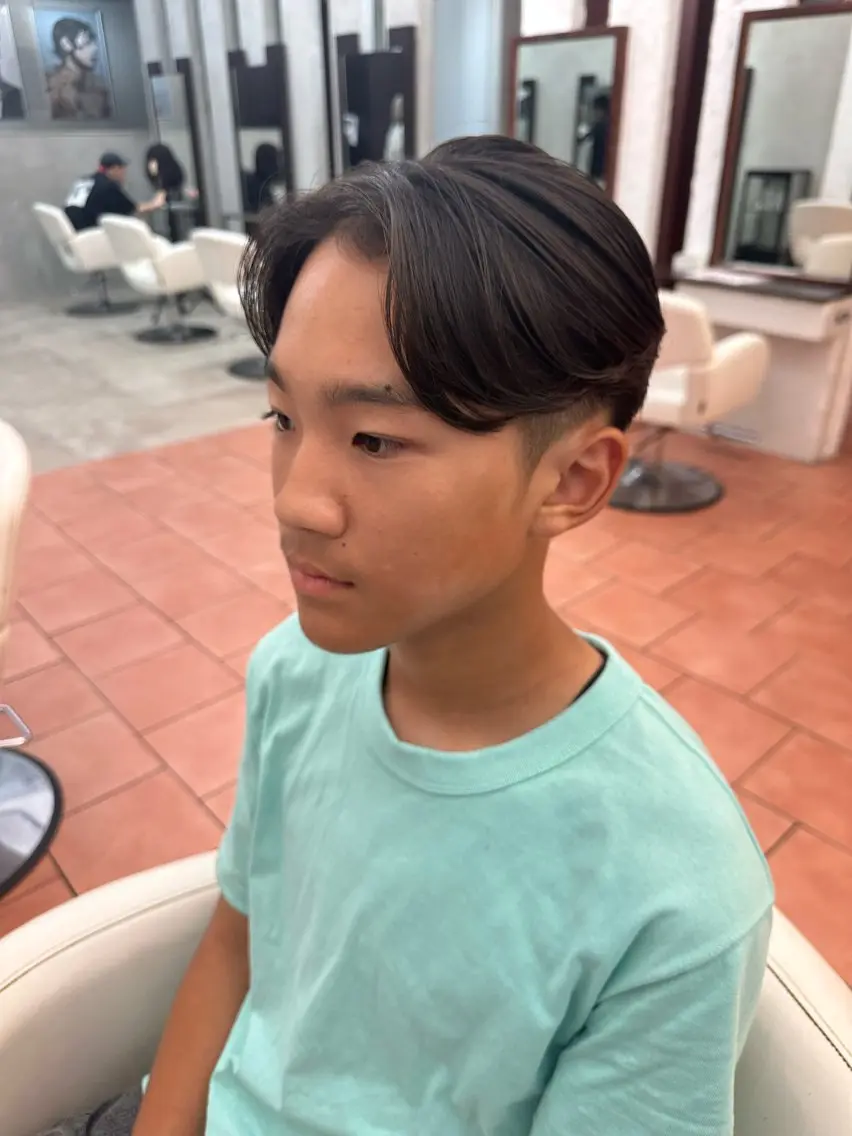 ショート メンズ キッズ M.SLASH松本 涼大朗のヘアスタイル