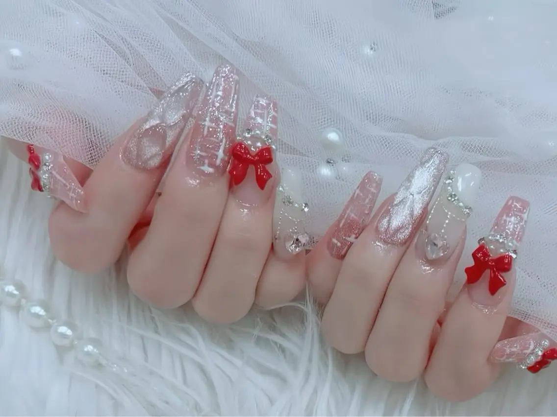 ネイル アートネイル ロングネイル スカルプネイル ネイルチップ ハンドネイル Rin Nail 新大久保店のネイルデザイン