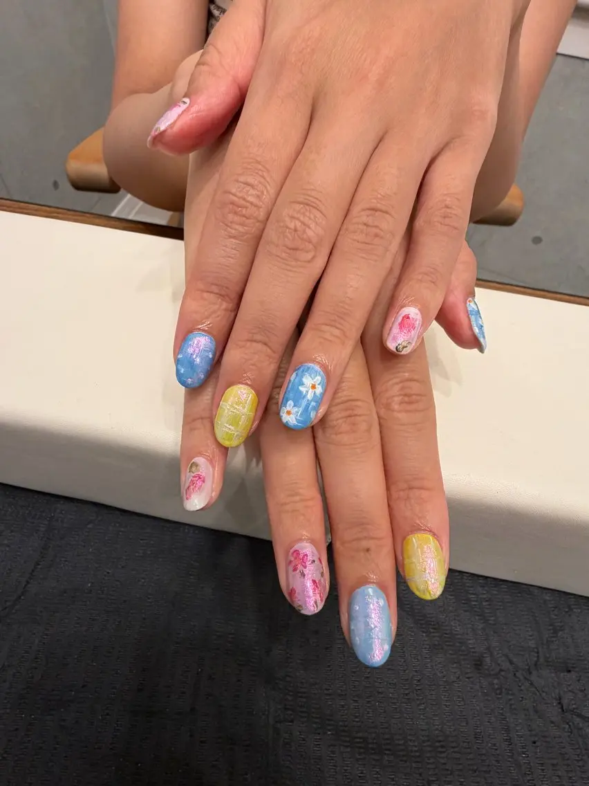 ネイル ハンドネイル ハンドケア 爪の絵描き屋 ミテネイルのネイルデザイン