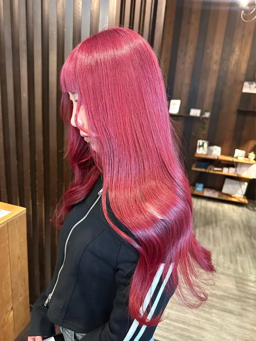 なりたい色をかなえる🎀ケアブリーチ+透明感カラー+前処理トリートメントの写真