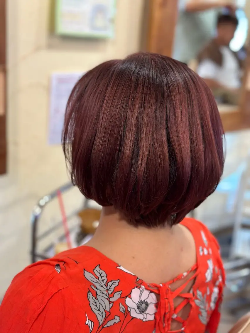 ショート 冨士 美織のヘアスタイル