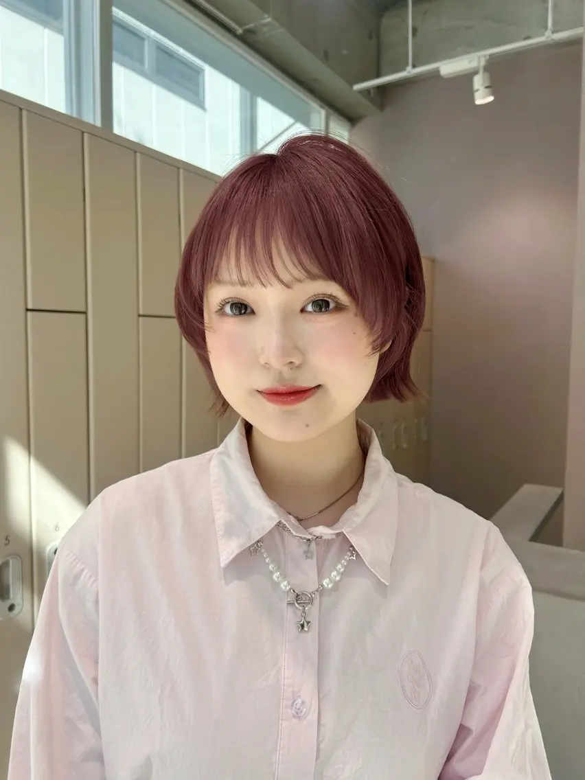 ショート ここな Un amiのヘアスタイル