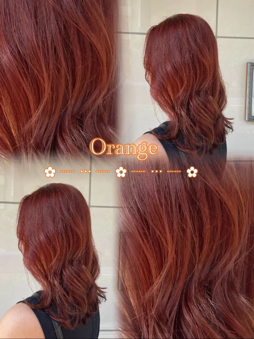 セミロング カット ヘアカラー 千野 優由のヘアスタイル