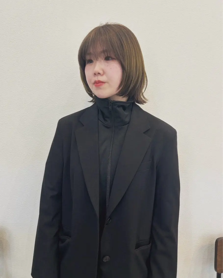 ショート カラー デザインカラー ボブ ウルフカット カット ヘアカラー トリートメント ✨NOMAD印西✨ 黒川勇輝のヘアスタイル