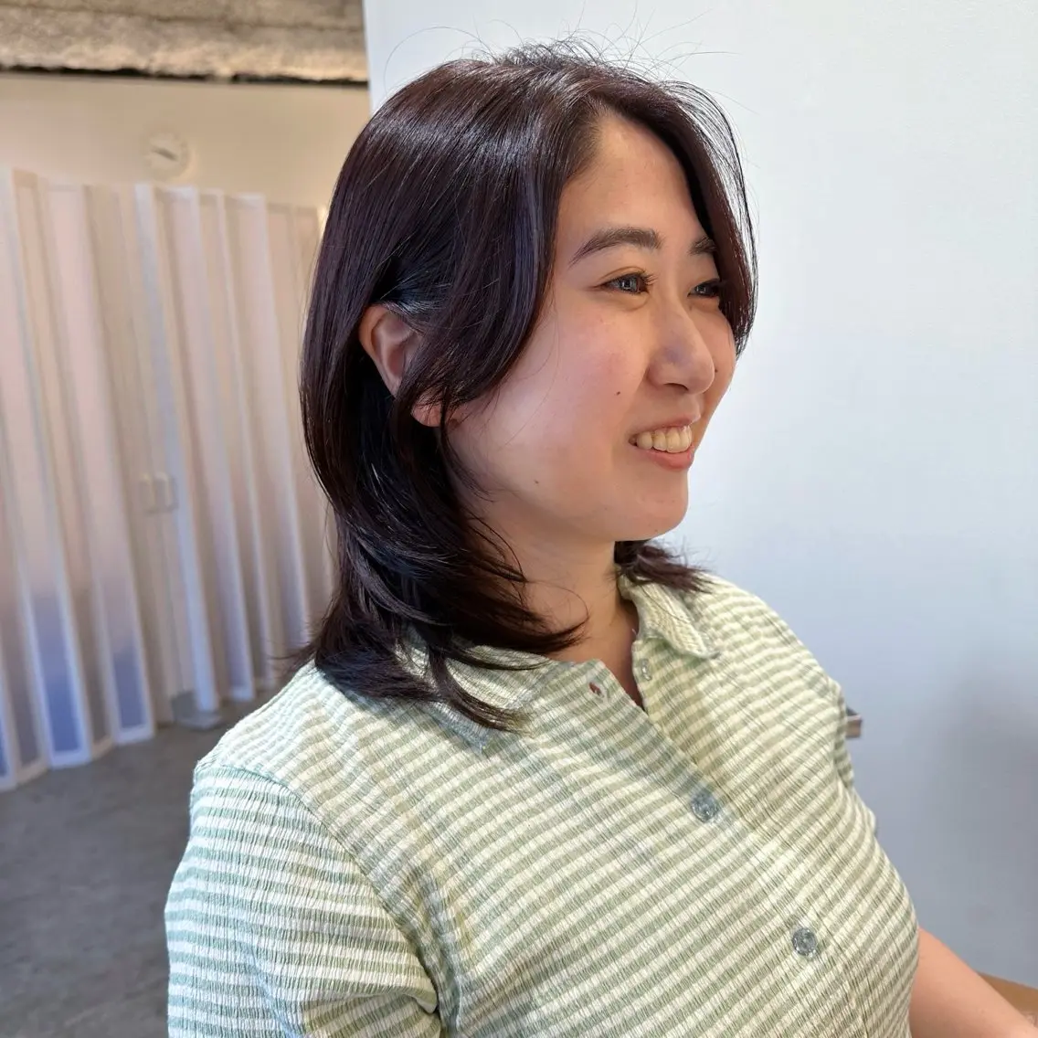 ミディアム ハッシュカット レイヤーカット カット ヘアカラー トリートメント 骨格診断/宮澤瑞穂 ボブ/レイヤー/銀座のその他イメージ