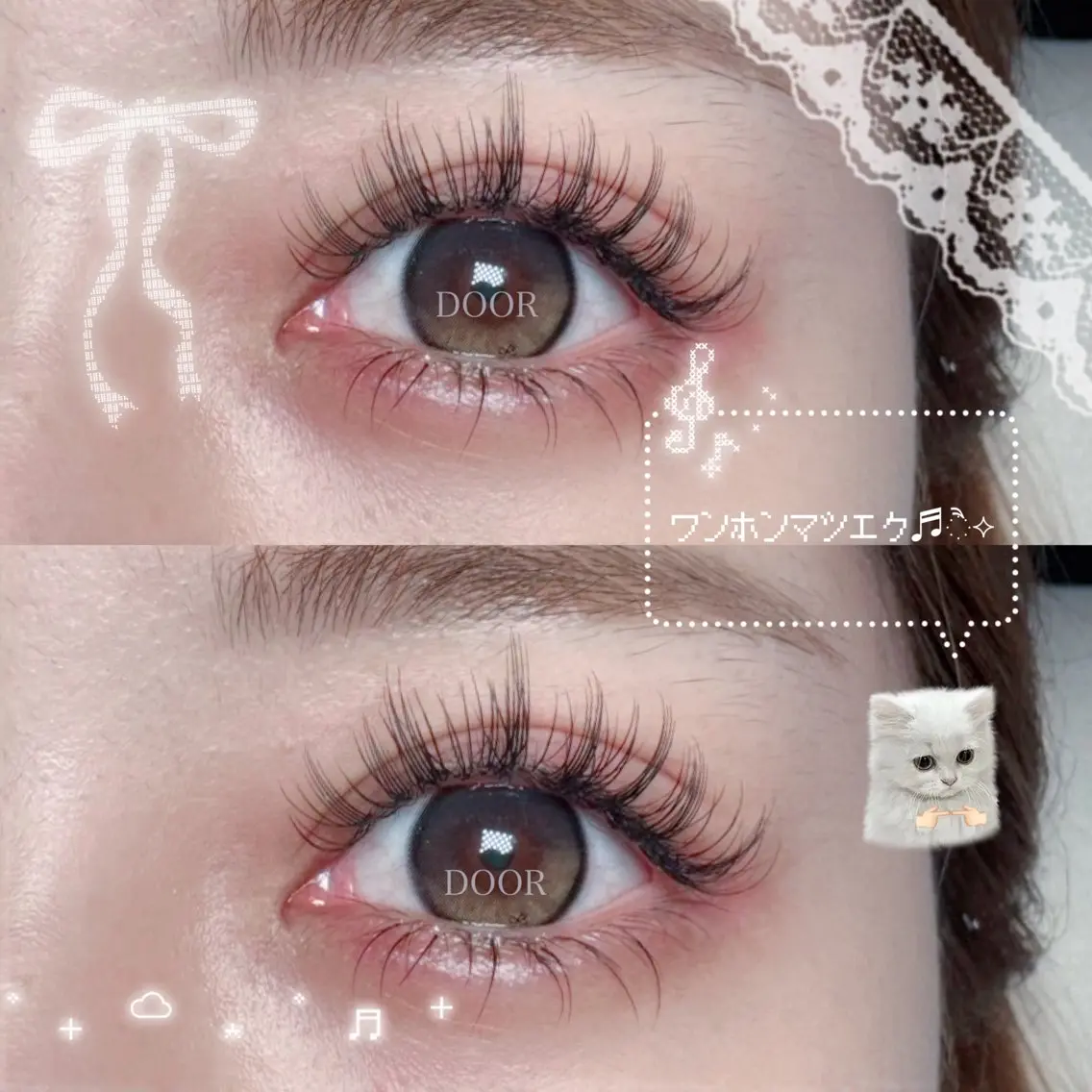 マツエク・マツパ ワンホンマツエク マツエク MIU🎀 新宿のマツエク・マツパデザイン