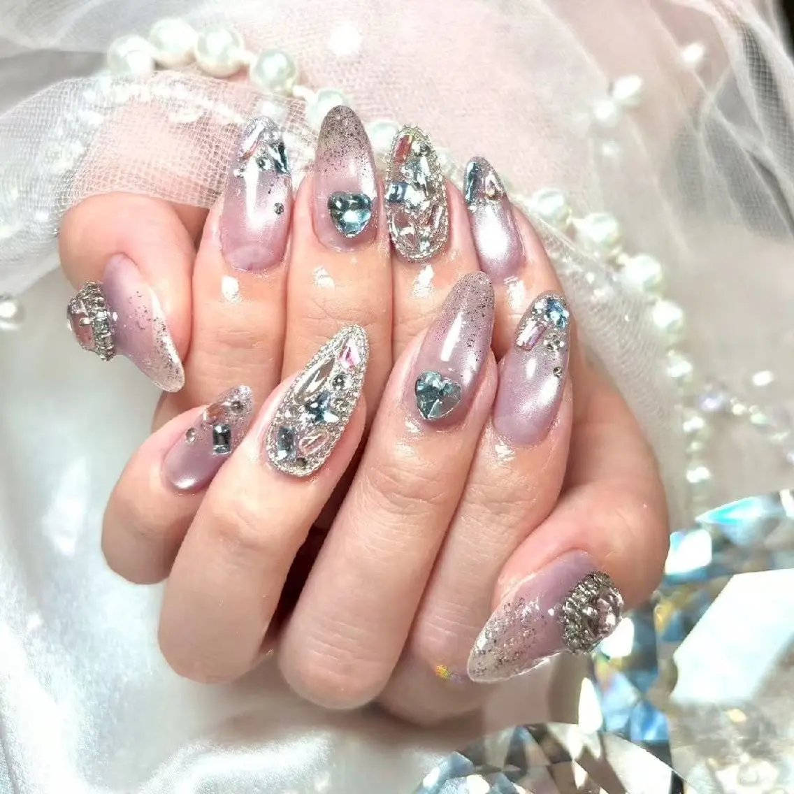 ネイル ハンドネイル io nail  心斎橋⚜️半額セールのネイルデザイン