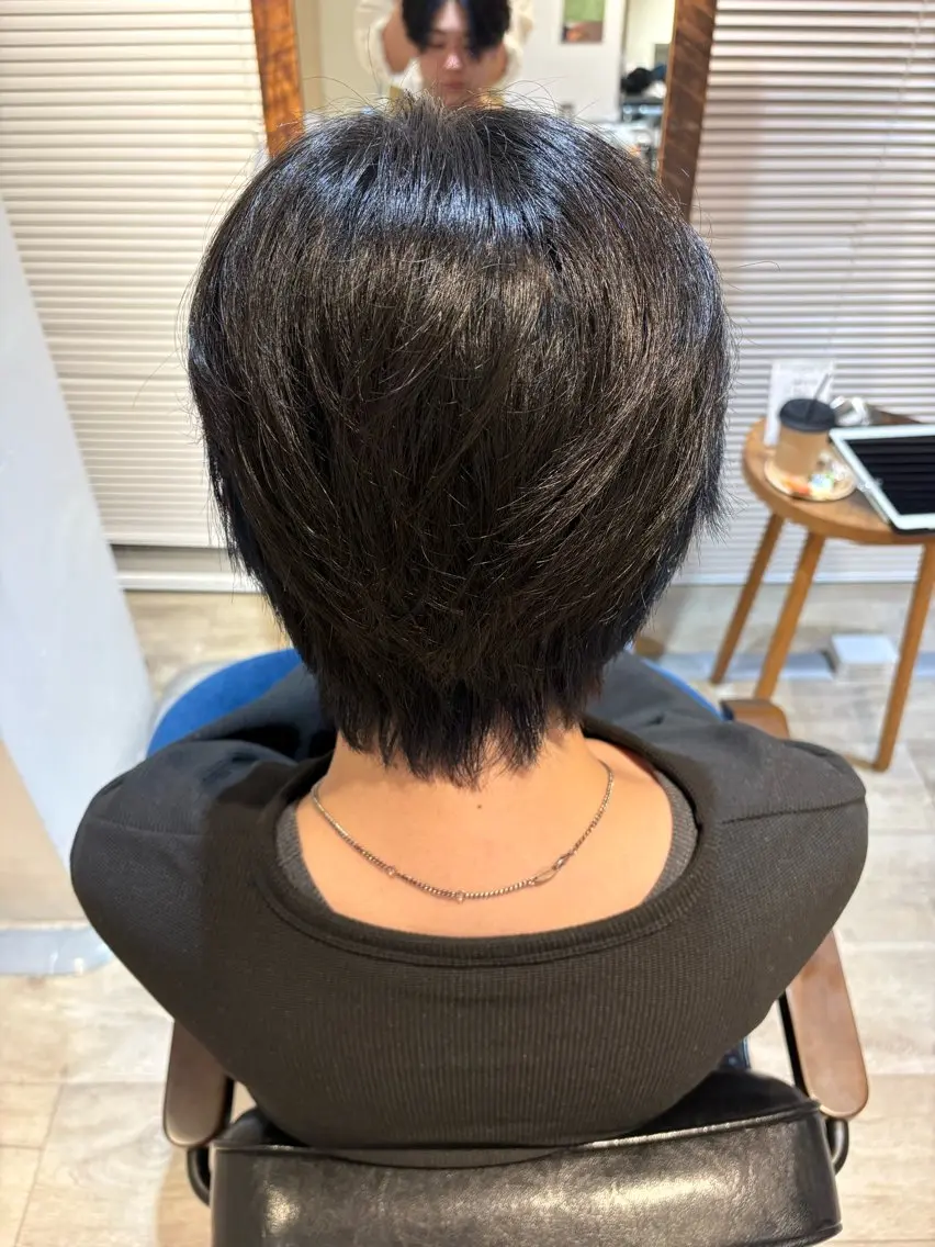 ショート カラー メンズ 暖色カラー/艶髪/ 🌻木村真緒🌻のヘアスタイル