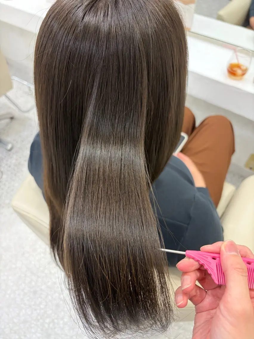 ロング ヘアカラー トリートメント LOMARLIE / yunaのヘアスタイル