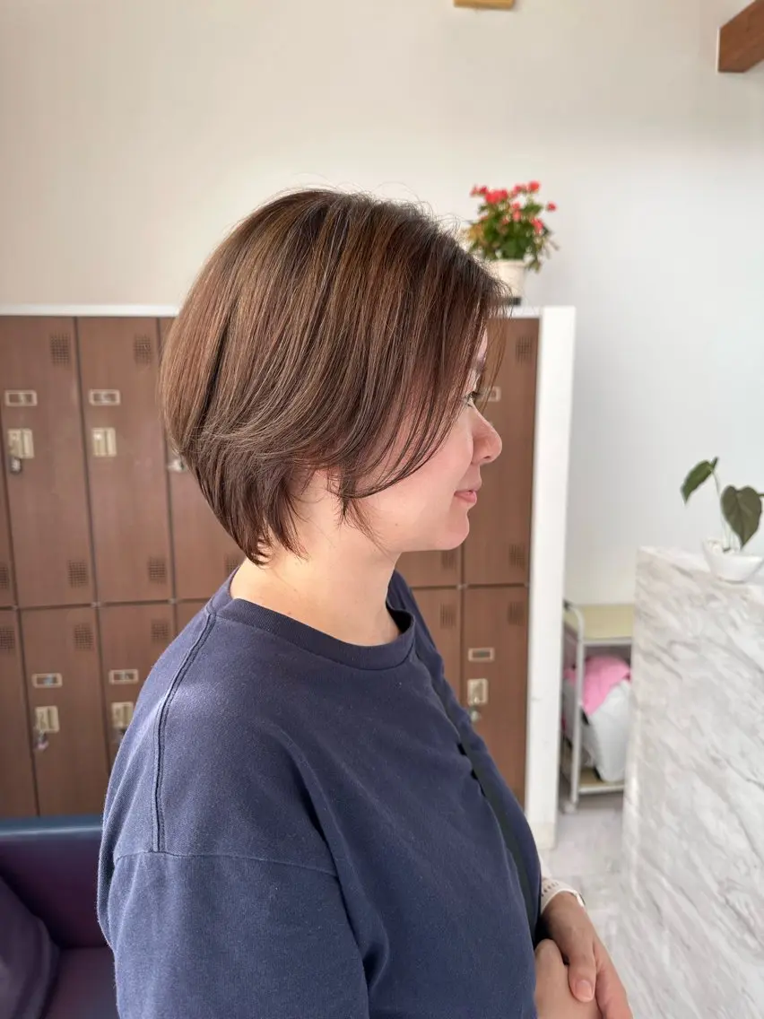 ショート ヘアカラー Lantana 前野心結のヘアスタイル