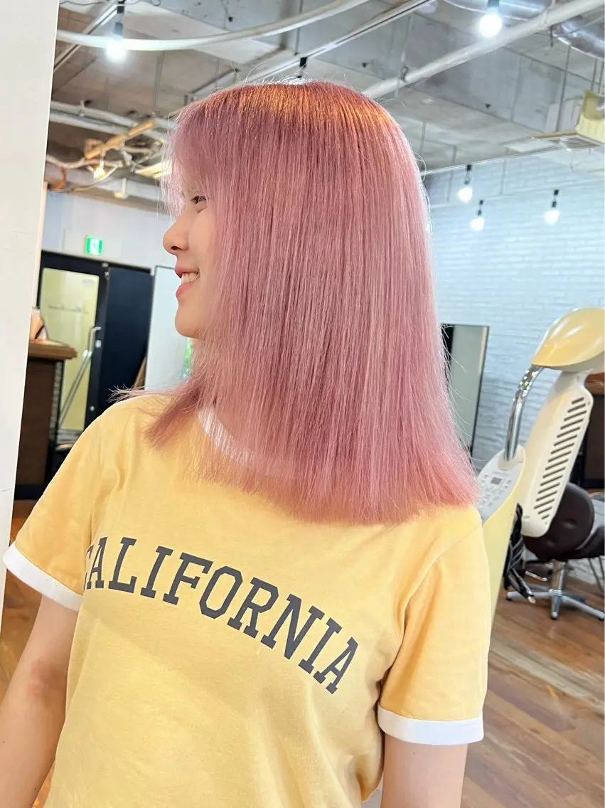 ロング カラー ❤️Mimi/non ワンカラー❤️のヘアスタイル