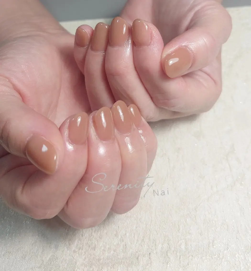 ネイル ワンカラーネイル ハンドネイル nail  serenityのネイルデザイン