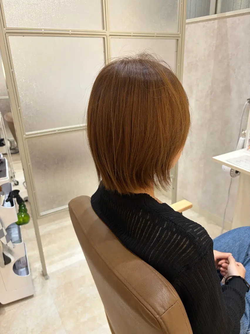 ショート カラー カット ヘアカラー トリートメント ヘアセット 💙まこと💙艶 カラー(Rico)のヘアスタイル