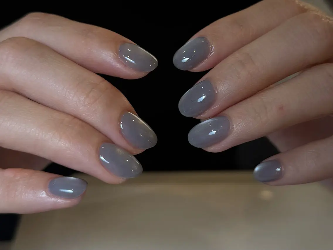 ネイル フレンチネイル マグネットネイル 持ち込み ニュアンスネイル ワンカラーネイル ハンドネイル LINEA.nail Kozueのネイルデザイン