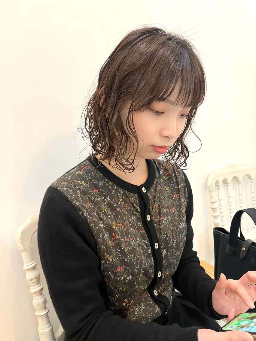 ミディアム パーマ ミディアムパーマ lole. まさきのヘアスタイル