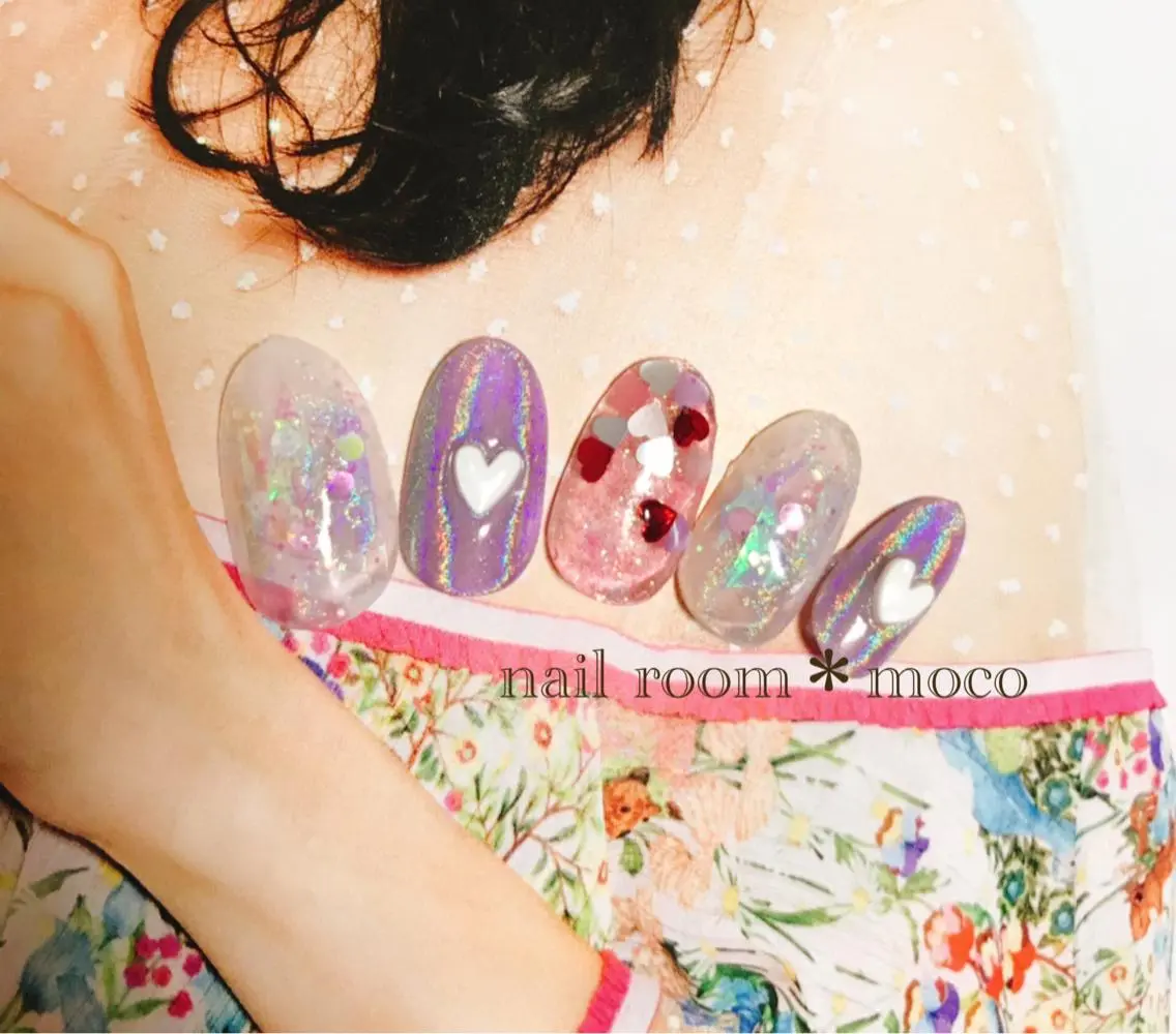 ネイル ミラーネイル nailroom mocoのネイルデザイン