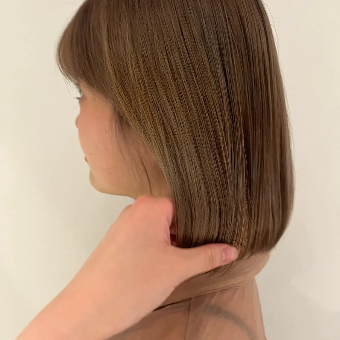 ショート 透明感カラー/似合わ せカット/大島実加永のヘアスタイル