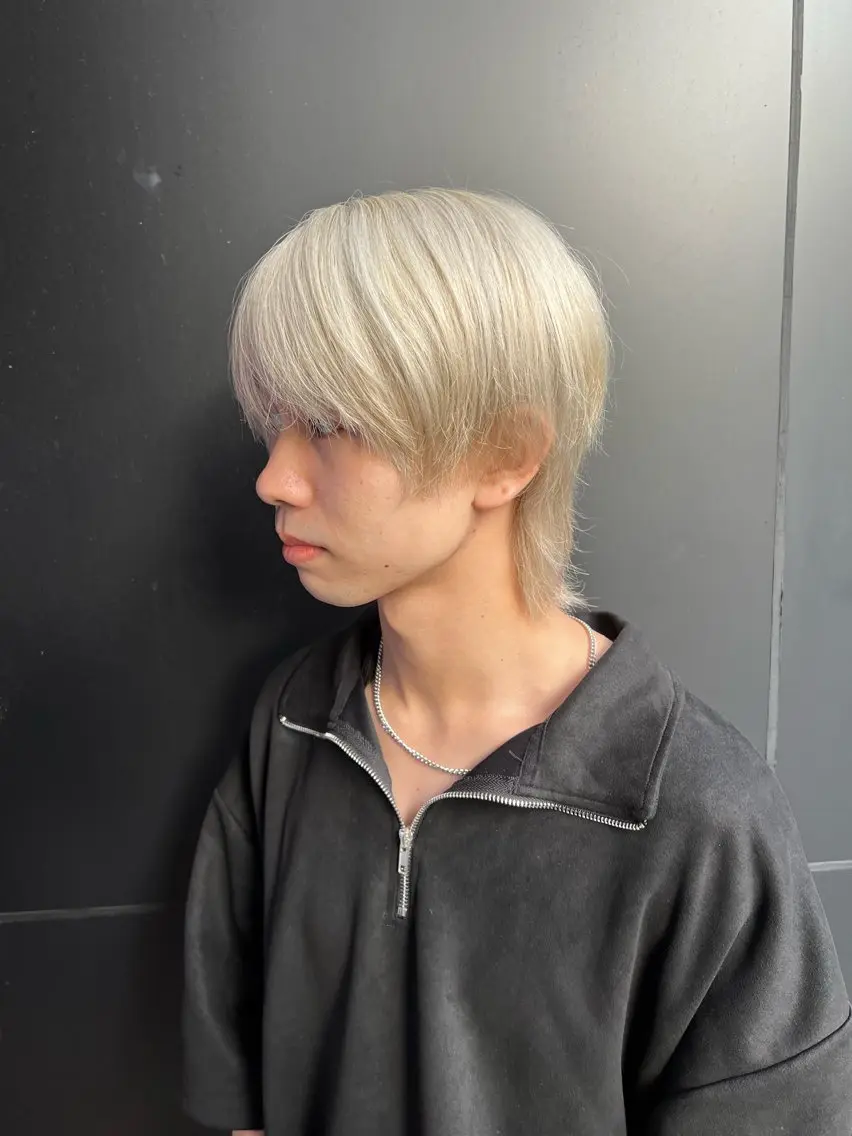 【初カラー限定】【メンズカラー】ブリーチ+カラー+トリートメントの写真