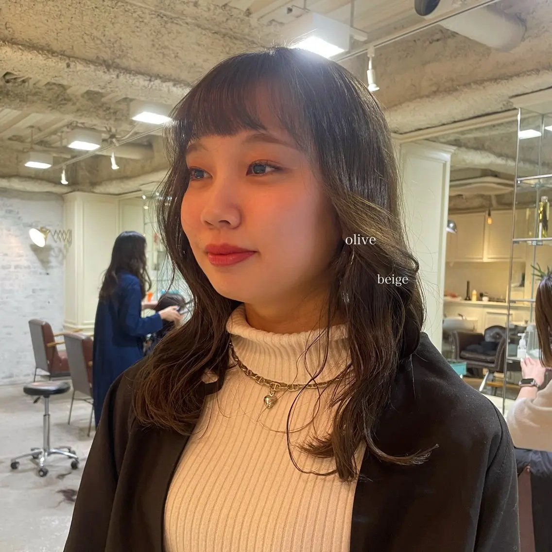 カラー ヘアカラー トリートメント 🫧透明感カラー🫧 Anjuのヘアスタイル