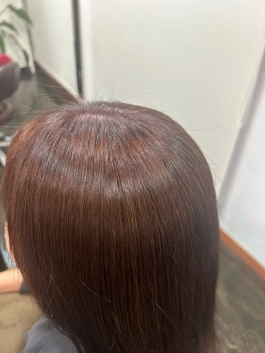 セミロング カラー ブラウンカラー 康本将輝 🦩髪質改善🦩のヘアスタイル