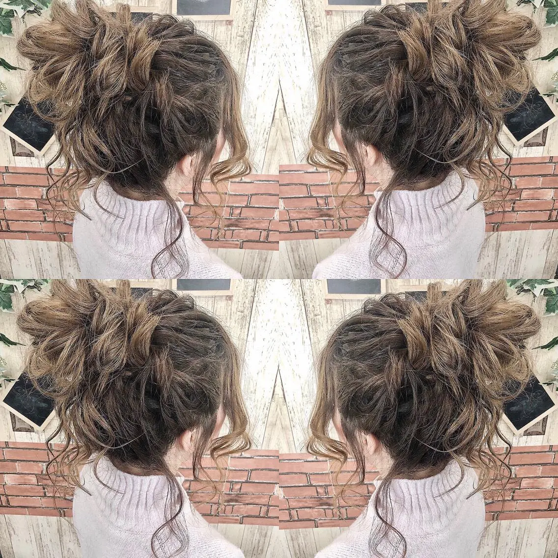 ヘアアレンジ 結婚式・ブライダル ‎✴︎˚｡Chamo 𝐄𝐑𝐈𝐍𝐀のマツエク・マツパデザイン