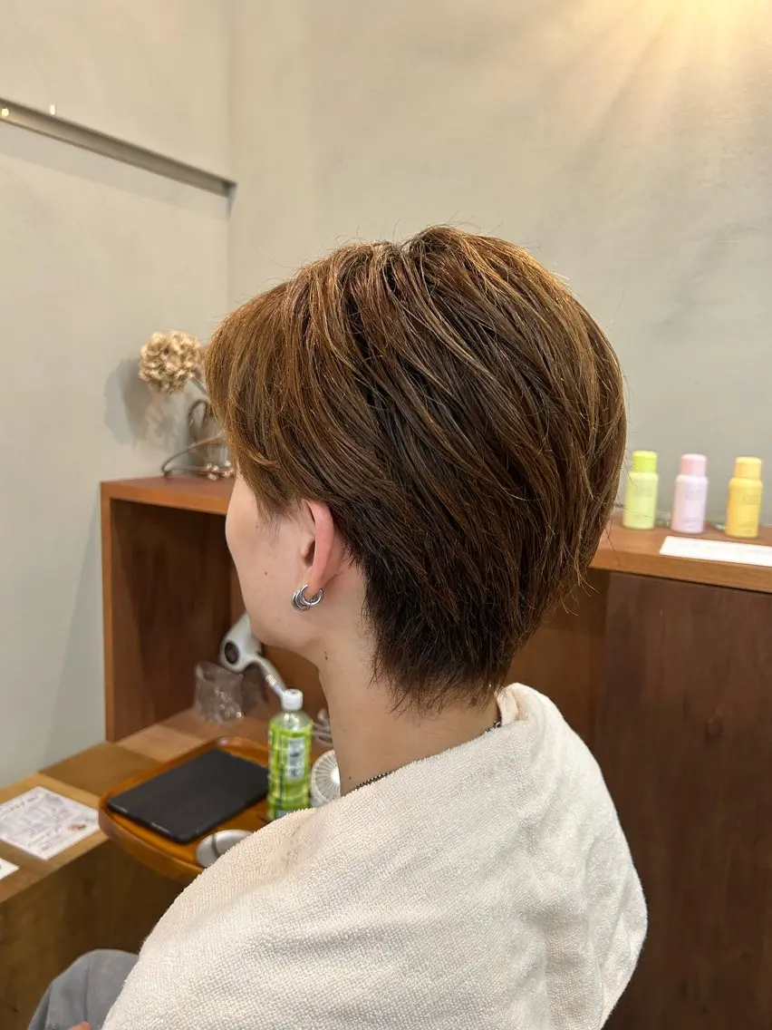 ショート ショートヘア カット ヘッドスパ 名古屋/久屋大通 /不破新のヘアスタイル