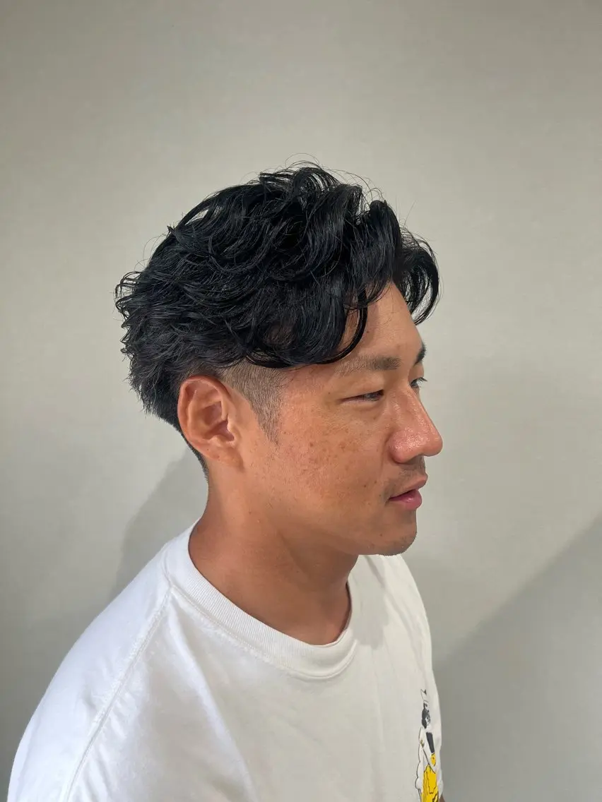 ミディアム カット パーマ ヘッドスパ メンズ特化 スタイリスト/桜井翼のヘアスタイル