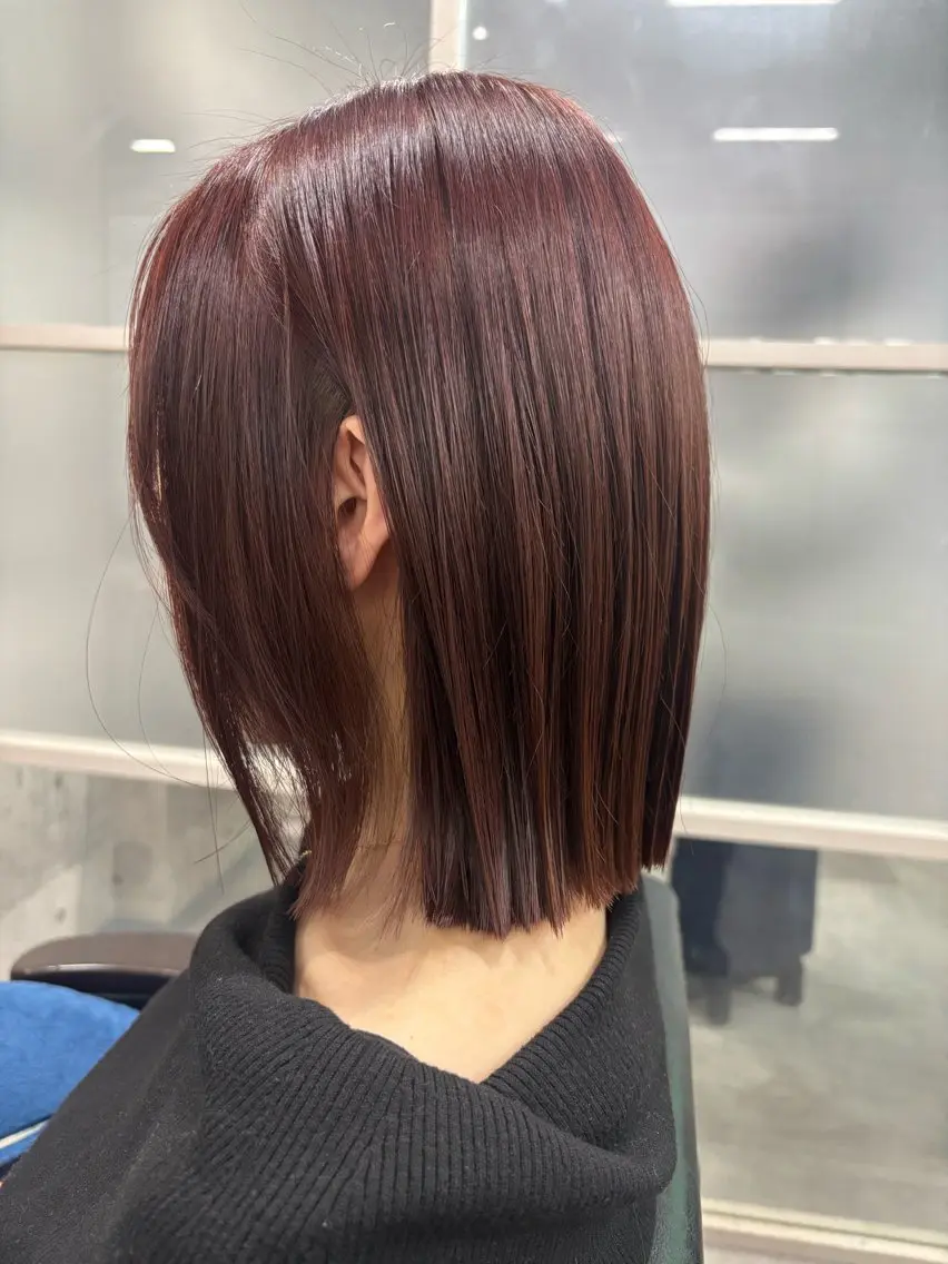 ミディアム カラー カット ヘアカラー トリートメント 堀越 智仁のヘアスタイル