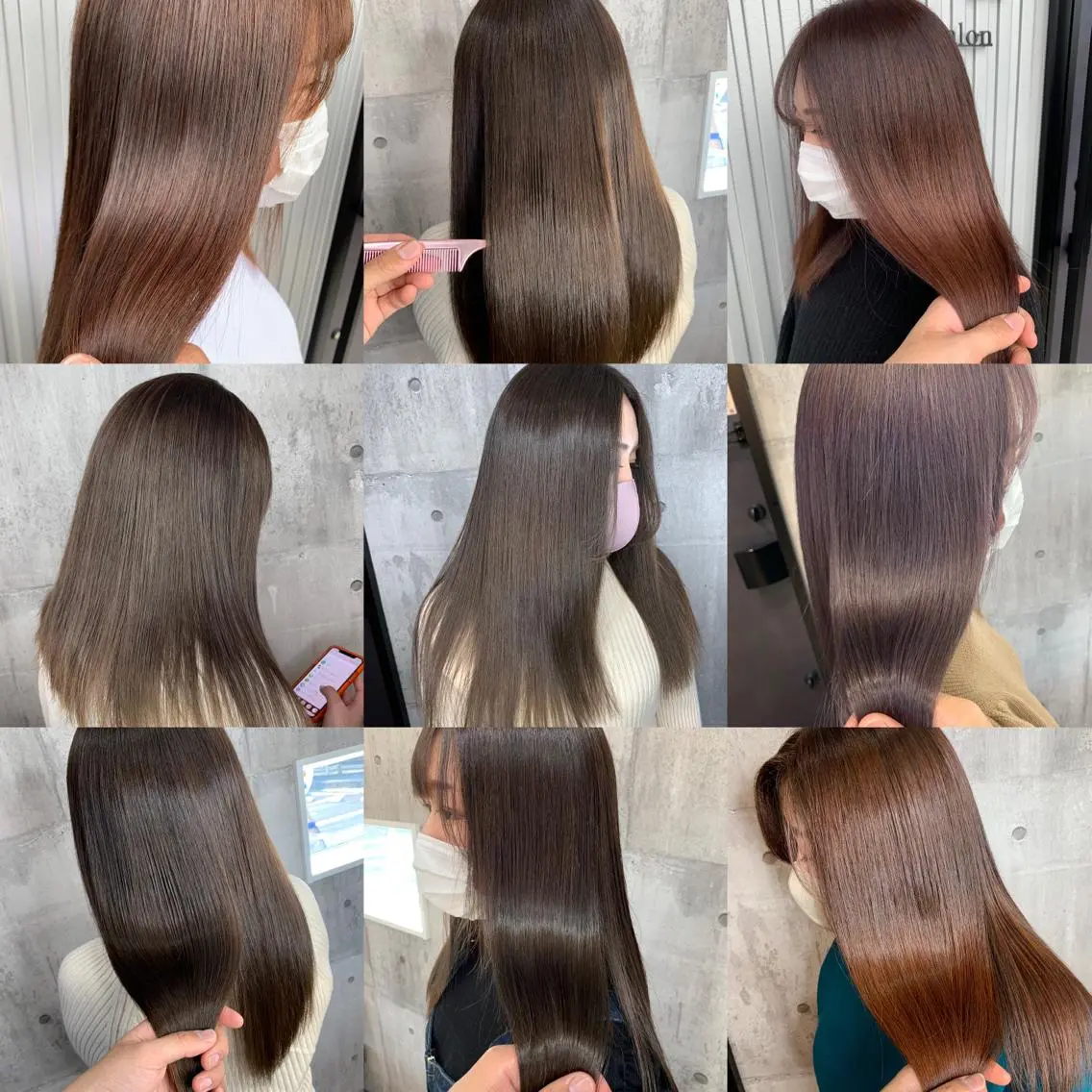 【ブリーチ履歴でもかけられる】美髪カット＋酸性ストレートの写真