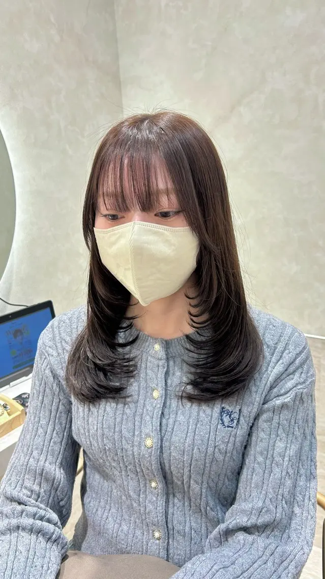 ロング カラー ショートボブ ベージュカラー ブリーチ ブラウンカラー 透明感カラー カット ヘアカラー トリートメント Eleanor枚方店 店長　飛鳥　薫のヘアスタイル