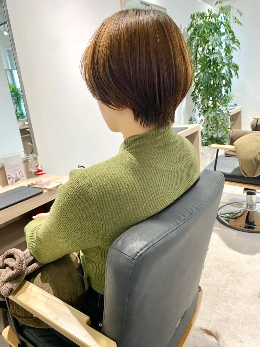 ショート ショートヘア カット ヘアカラー トリートメント 東田 恋のヘアスタイル