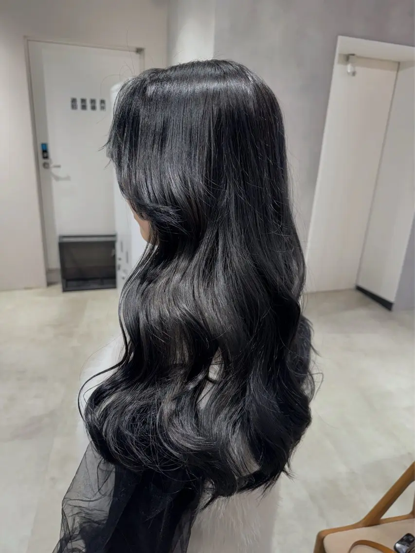 カラー 黒髪 カット ヘアカラー トリートメント 透明感カラー✨艶髪 制作🌱山根あゆみのヘアスタイル