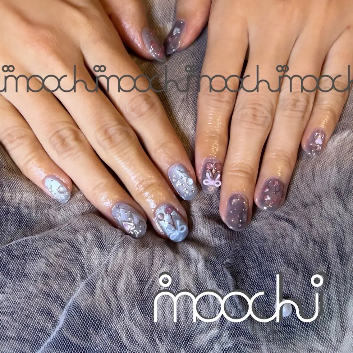 ネイル アートネイル ジェルネイル 持ち込み ハンドネイル Nail Salon Moochiのネイルデザイン