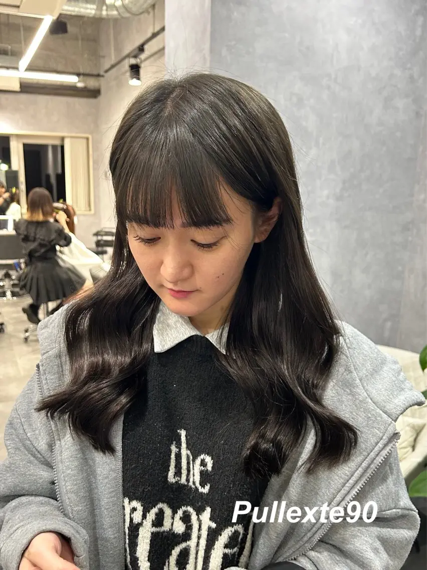 ロング プルエクステ エクステ ロング プルエクステ/インナ ーカラー🦊はるなのヘアスタイル