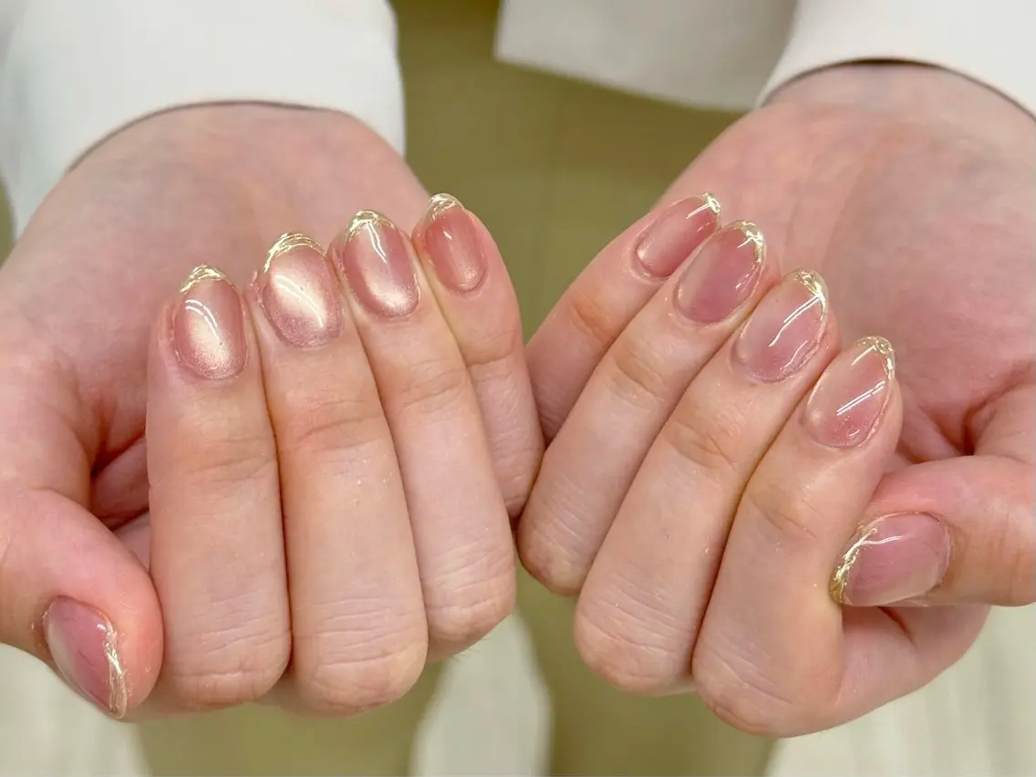 ネイル 長さ出し フットネイル ジェルネイル マグネットネイル 持ち込み ハンドネイル ハンドケア Ocean Nailのネイルデザイン