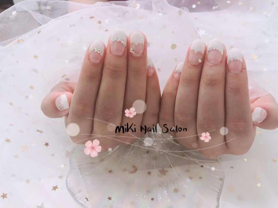 ネイル MiKi Nai池袋 長さだし得意のネイルデザイン