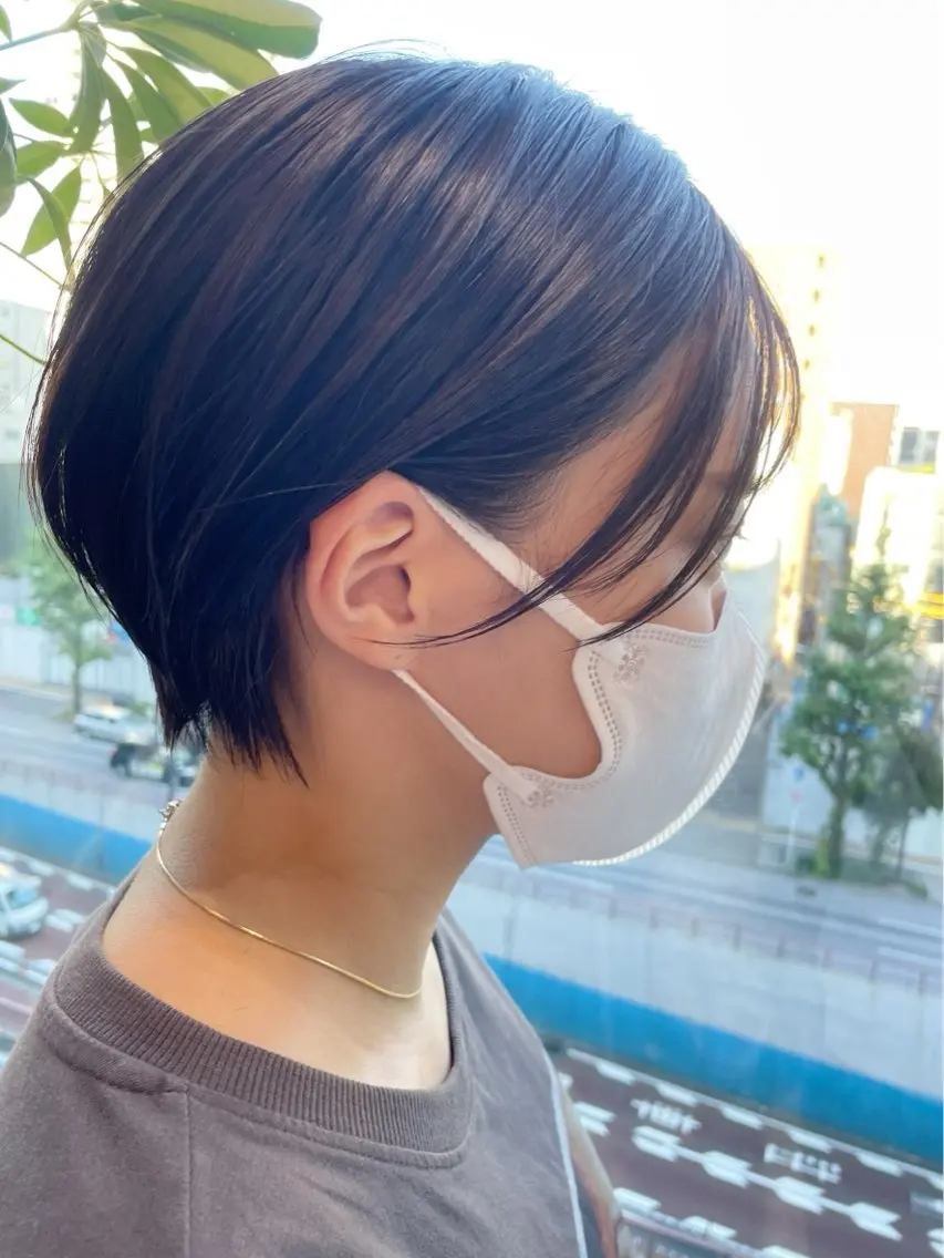 ショート ショートボブ ボブ ショートヘア まあるいショートボブ 🐥廣瀬そらのヘアスタイル
