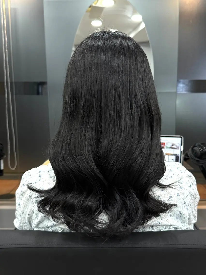 セミロング カラー モデル募集中🎀／ 宮川桃歌のヘアスタイル