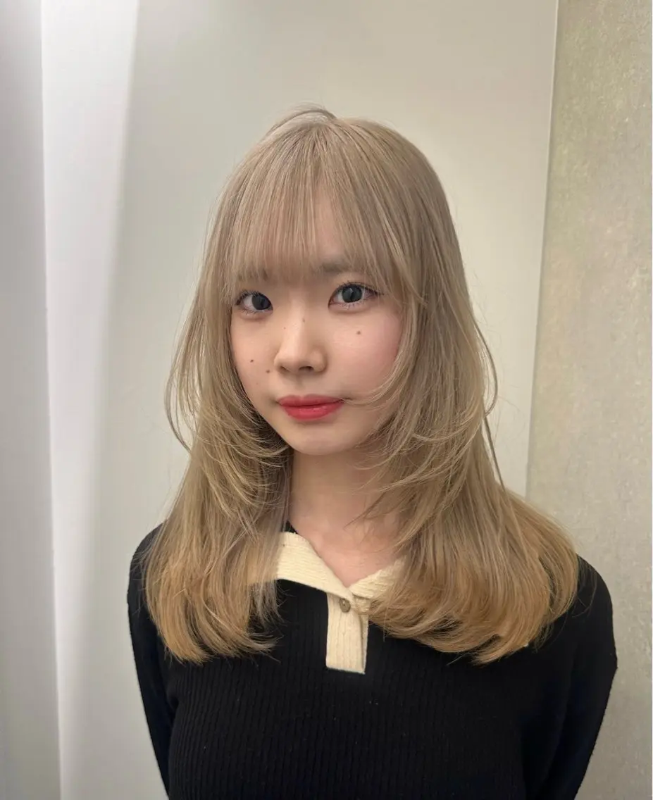 ロング 韓国ヘアメンズ・レデ ィース特化ミクのヘアスタイル