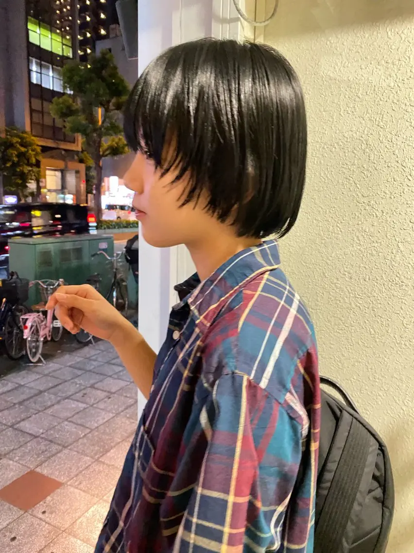 ショート 薄暮 マツイ　レンのヘアスタイル