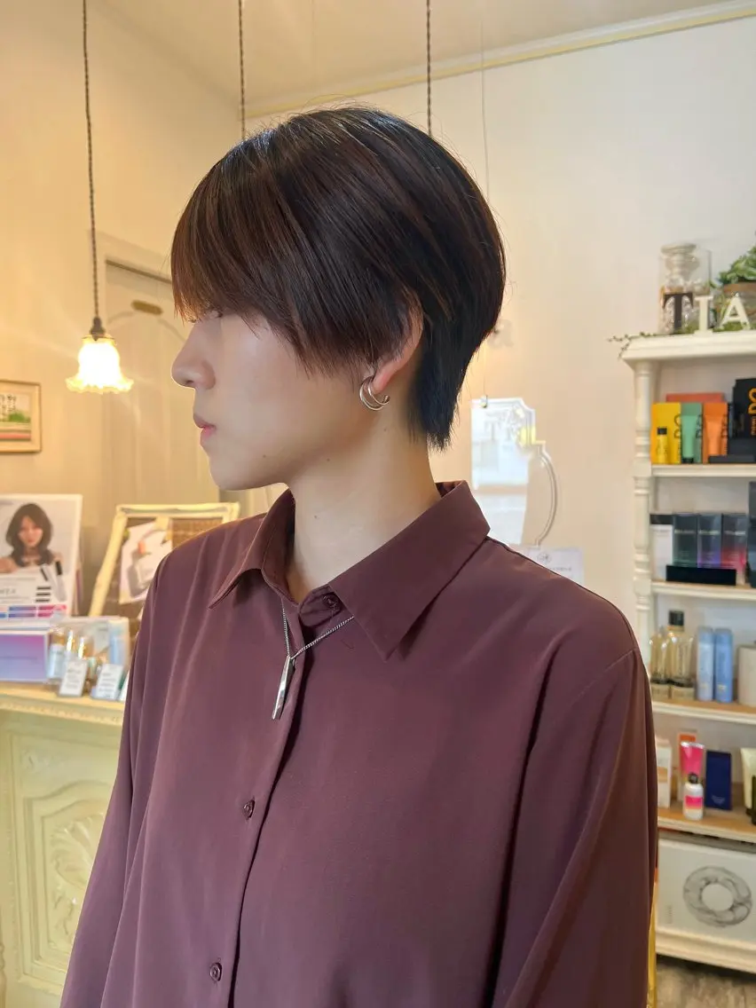 ショート ショートヘア 細谷 楓夏のヘアスタイル