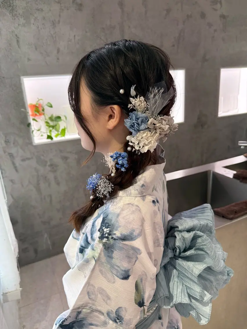 ヘアアレンジ 着付け 🦋Misaki🦋 メンズパーマ/着付けのヘアスタイル