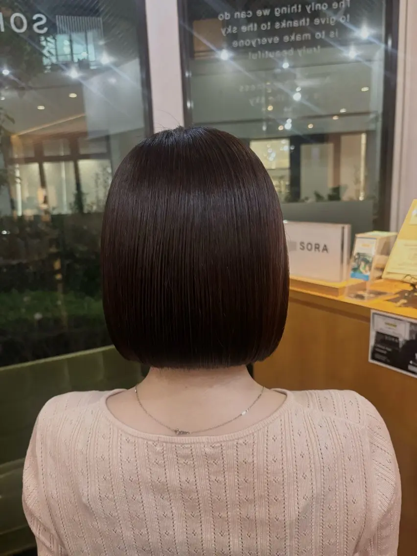 ショート ボブ ⚪️マナエ⚪️ ／学芸大学のヘアスタイル