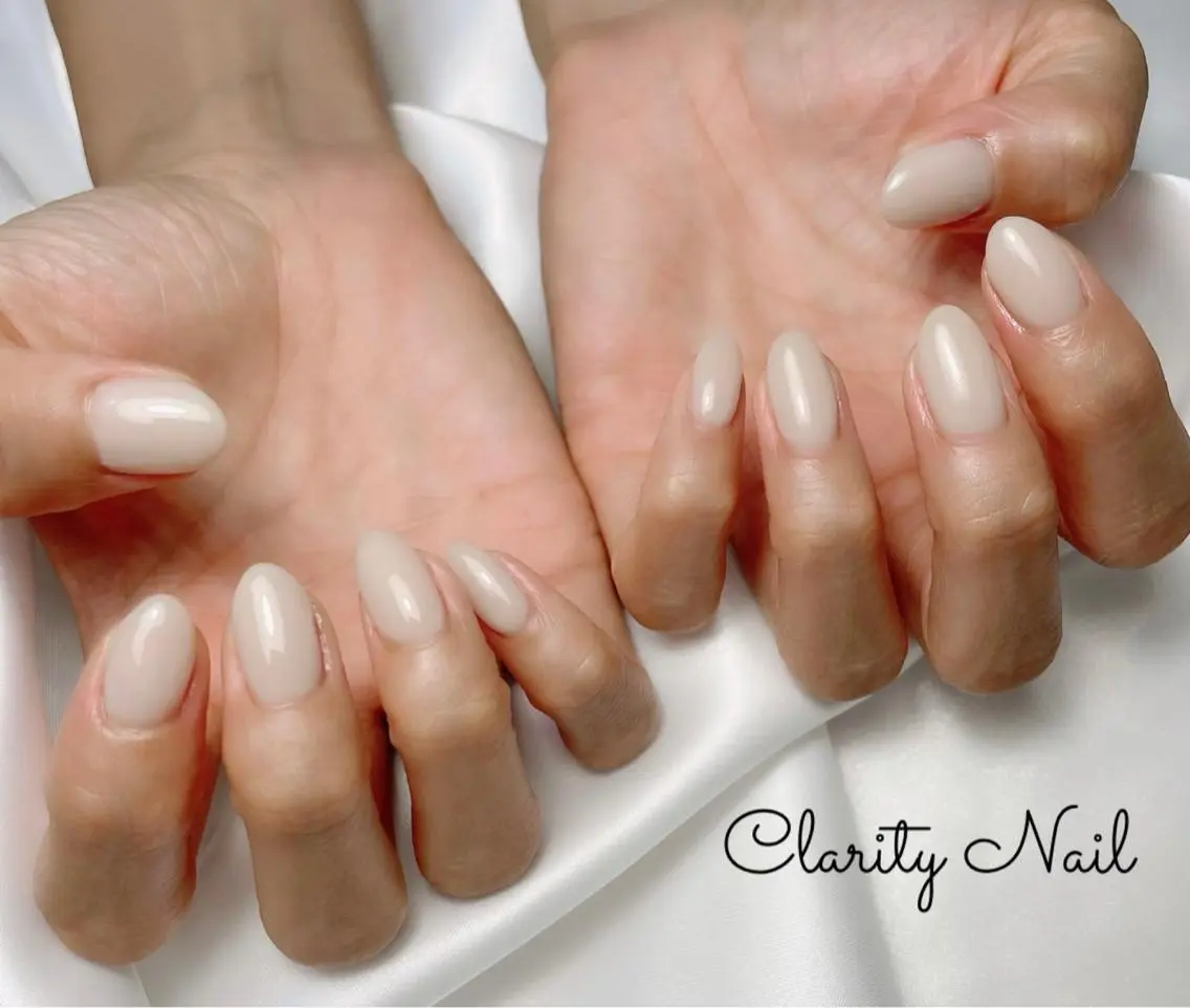 ネイル ワンカラーネイル ハンドネイル Clarity Nailのネイルデザイン