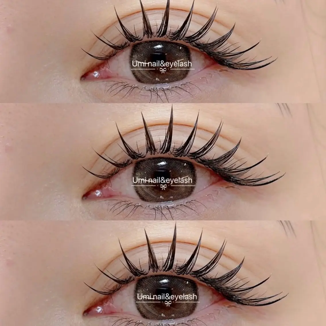 マツエク・マツパ 韓国風マツエク まつげパーマ ワンホンマツエク マツパ 池袋Umi nail eyelash ゆみのネイルデザイン