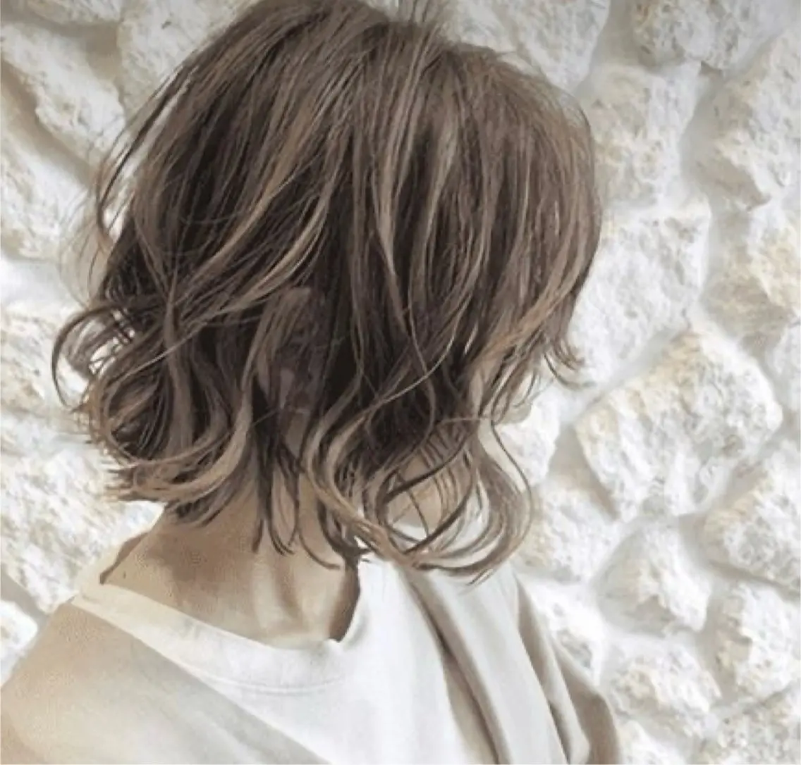 パーマ パーマ 大和田 朱美のヘアスタイル
