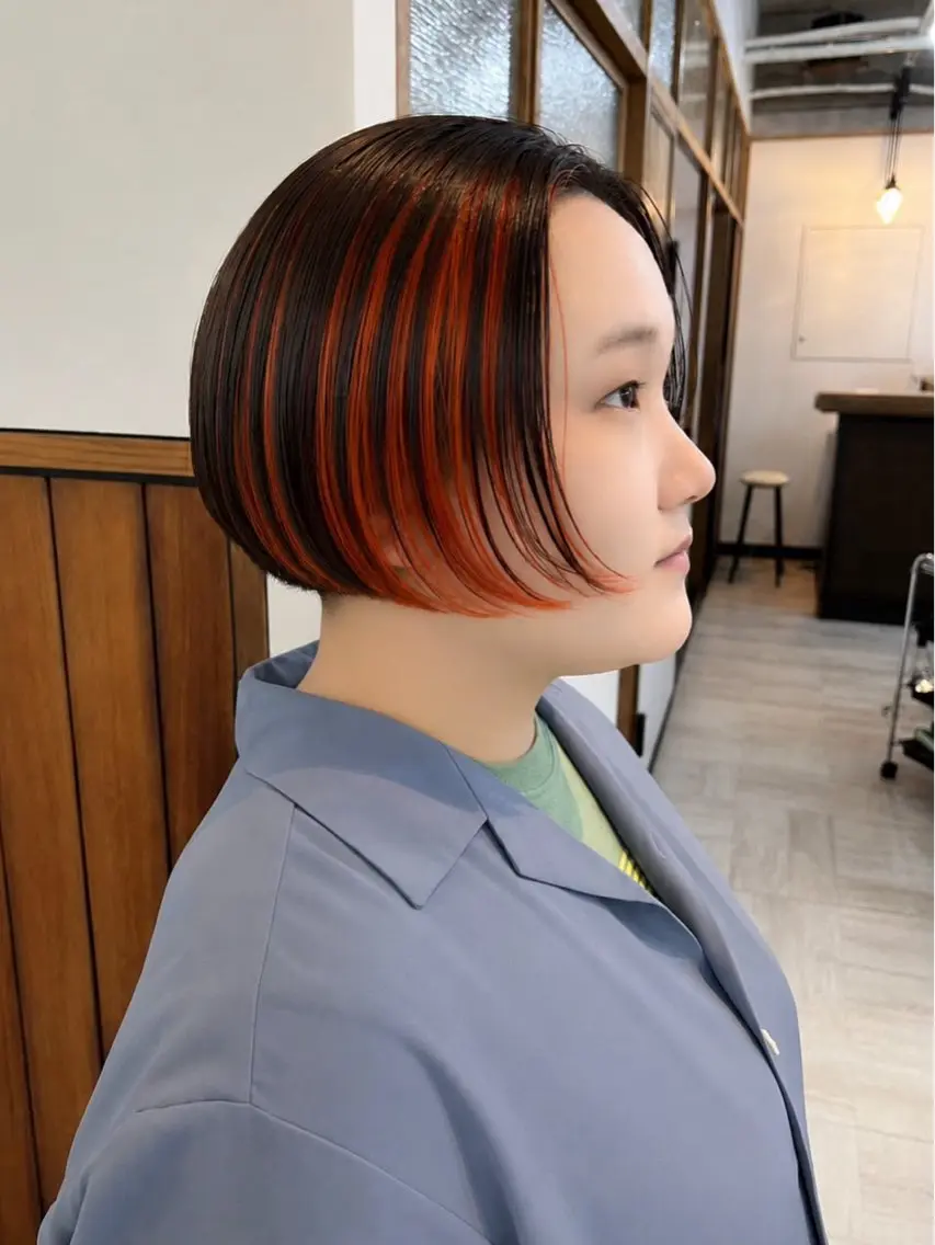 ショート カラー ❤️Mimi/non ワンカラー❤️のヘアスタイル